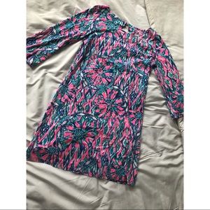 Lilly Pulitzer Bay Dress, Tiki Pink Size Small